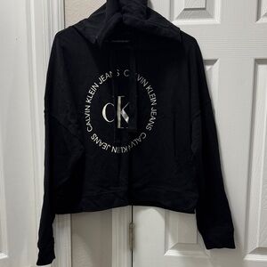Calvin Klein Black Sweatshirt with Logo